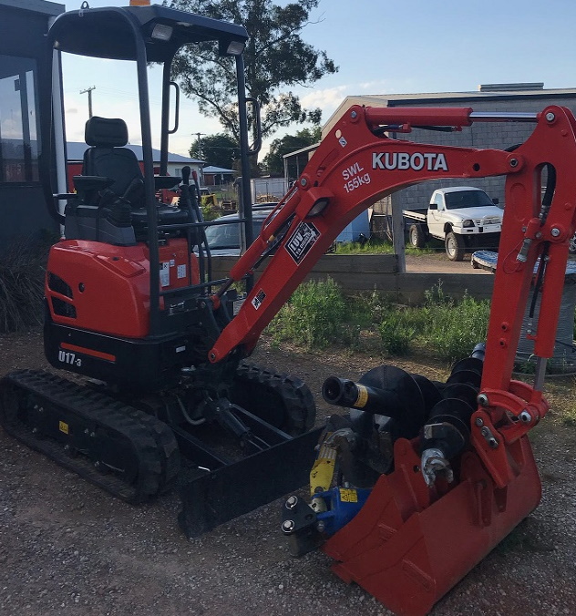 KUBOTA 17 3 for hire